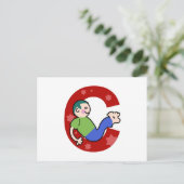 C ist für... postkarte (Stehend Vorderseite)