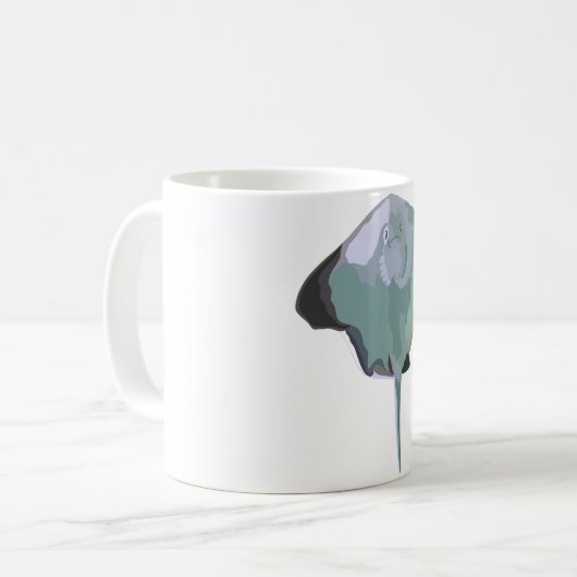 C ist für Stingray Kaffeetasse (Vorderseite Links)