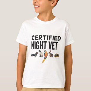 C ist für zertifiziertes Nachtvet T-Shirt