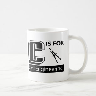 C ist für zivile Technik Kaffeetasse