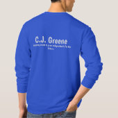 C.J. Greene T - Shirt (Rückseite)