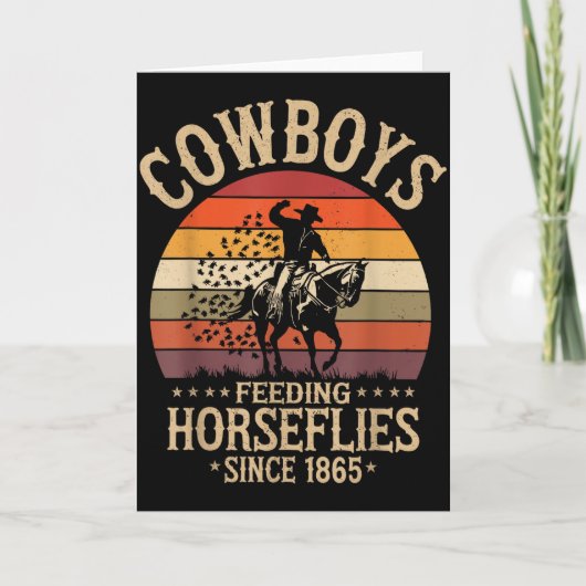 C.j.'s Cowboy Rodeo Outfit For Men - Funny Western Karte (Vorderseite)