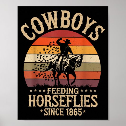 C.j.'s Cowboy Rodeo Outfit For Men - Funny Western Poster (Vorne)
