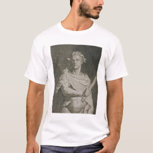 C. Julius Cäsar (100-44 BC) Kaiser von Rom engra T-Shirt