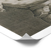 C. Julius Cäsar (100-44 v. Chr.) Kaiser von Rom-En Poster (Ecke)