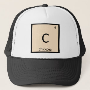 C - Kichererbsen-Chemie Periodensymbol Truckerkappe