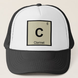 C - Klarinettenmusik Chemie Periodensystem Symbol Truckerkappe