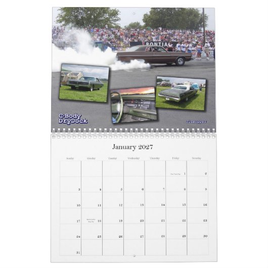 C-Körper Mopar Kalender 2013 (Jan 2027)