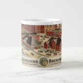 C.L. Centlivre Brewing Company Factory Gebäude. Jumbo-Tasse (Vorderseite)