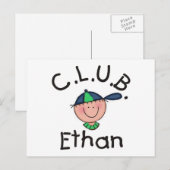 C.L.U.B. Ethan Post Card Postkarte (Vorne/Hinten)