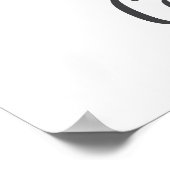 C Letter Monogram Greenerity Kinderzimmer Name Wal Poster (Ecke)