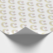 C-Letter-Monogramm-personalisiertes Packpapier (Ecke)