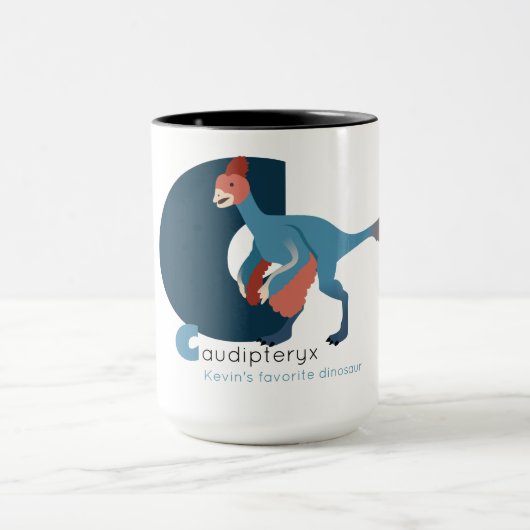 C like Caudipteryx Mug Tasse (Zentrum)