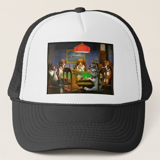 C.M. Coolidge Dogs Pets Truckerkappe (Vorderseite)