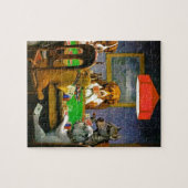 C. M. Coolidge Hogs Pets Poker Cards Spaß Destinat Puzzle (Horizontal)