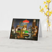 C. M. Coolidge Hunde Pets Poker Cards Spaß Destina Karte (Gelbe Blume)