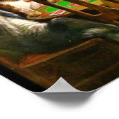 C.M. Coolidge Hunde Poker spielen Poster (Ecke)