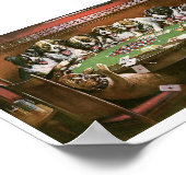 C M Coolidge Poker Beileid (1903) Poster (Ecke)