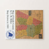 C. M. Miller Map - Puzzle (Horizontal)