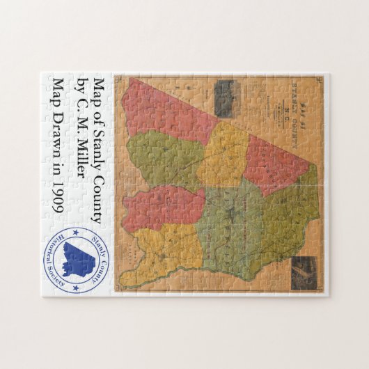 C. M. Miller Map - Puzzle (Horizontal)