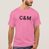 C&M rosa T-Shirt (Vorderseite)