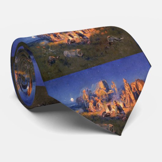 C M Russell Laugh tötet einsamen Western Krawatte (Gerollt)