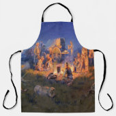 C M Russell Laugh tötet einsamen Western Schürze (Vorderseite)