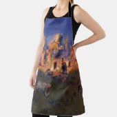 C M Russell Laugh tötet einsamen Western Schürze (InSitu)