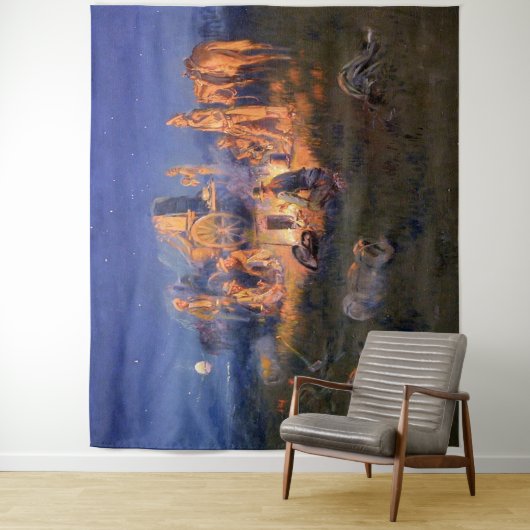 C M Russell Laugh tötet einsamen Western Wandteppich (Beispiel)