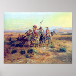 C M Russell The Scouts Fine Art Print Poster