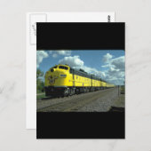 C&N EMD F-7A #402 mit Passagier_Trains Postkarte (Vorne/Hinten)