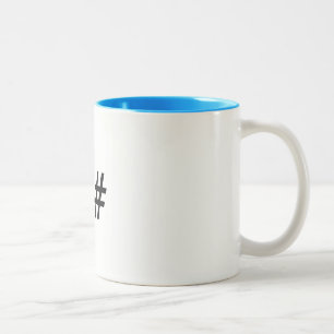 C# .NET Software-Programmierer Kaffee-Tasse Zweifarbige Tasse