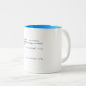 C# .NET Software-Programmierer-Kaffee/Tee-Tasse Zweifarbige Tasse (VorderseiteRechts)