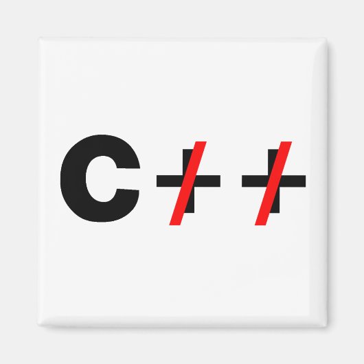 C, nicht C++ Magnet (Vorne)