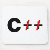 C, nicht C++ Mousepad (Vorne)