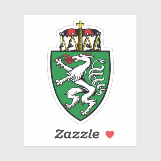 C.O.A. des steirischen Staat (Steiermark), Österre Aufkleber (Blatt)