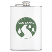 C&O Canal Towpath Flachmann (Vorderseite)