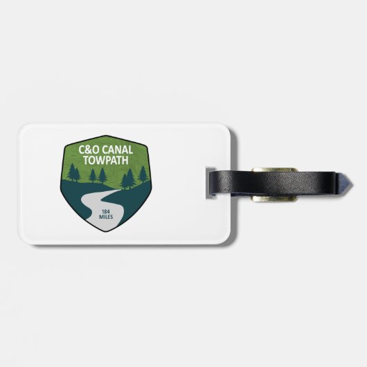 C&O Canal Towpath Gepäckanhänger (Rückseite horizontal)