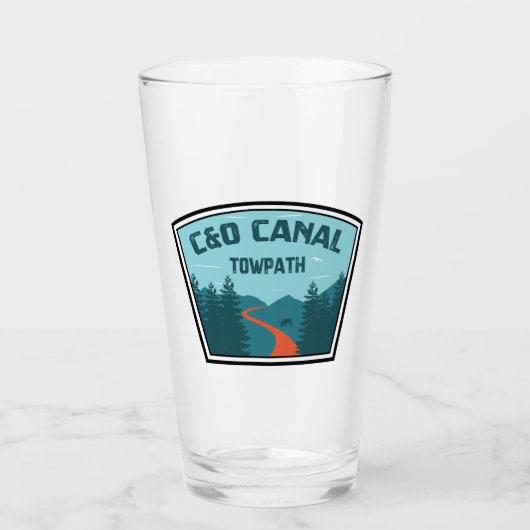 C&O Canal Towpath Glas (Vorderseite)