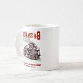 C&O Class H-8 2-6-6-6 Allegheny Steam Locomotive Kaffeetasse (Vorderseite Links)