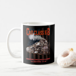 C&O Class H-8 Allegheny Locomotive - American flag Kaffeetasse