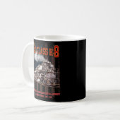 C&O Class H-8 Allegheny Locomotive - American flag Kaffeetasse (Vorderseite Links)