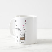 C.O.F.F.E.E. Für jeder blau Kaffeetasse (Vorderseite Links)