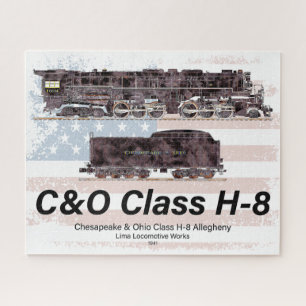 C&O-Klasse H-8 Allegheny-Lokomotive - Amerikanisch Puzzle