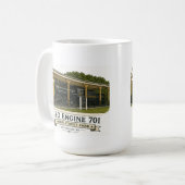 C&O Lokomotive 701 Kaffee Kaffeetasse (Vorderseite Links)
