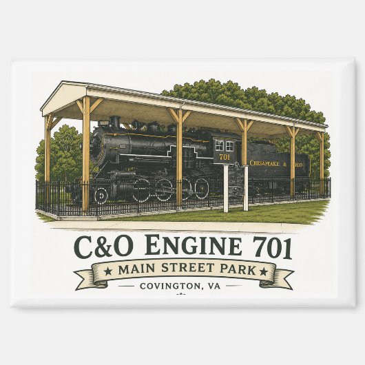 C&O Motor 701 Magnet (Vorderseite)