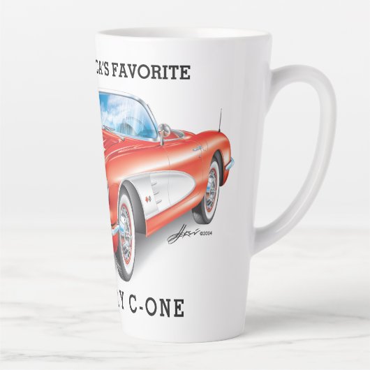C-ONE AUTOMOBIL KUNST MILCHTASSE (Rechts)