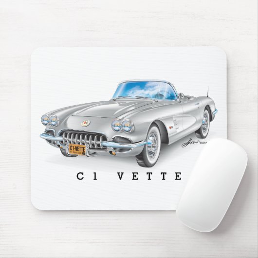 C-ONE AUTOMOBILE ART MOUSEPAD (Mit Mouse)