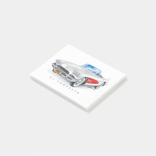 C-ONE AUTOMOBILE ART POST-IT KLEBEZETTEL (angewinkelt)