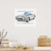 C-ONE AUTOMOBILE ART POSTER (Küche)
